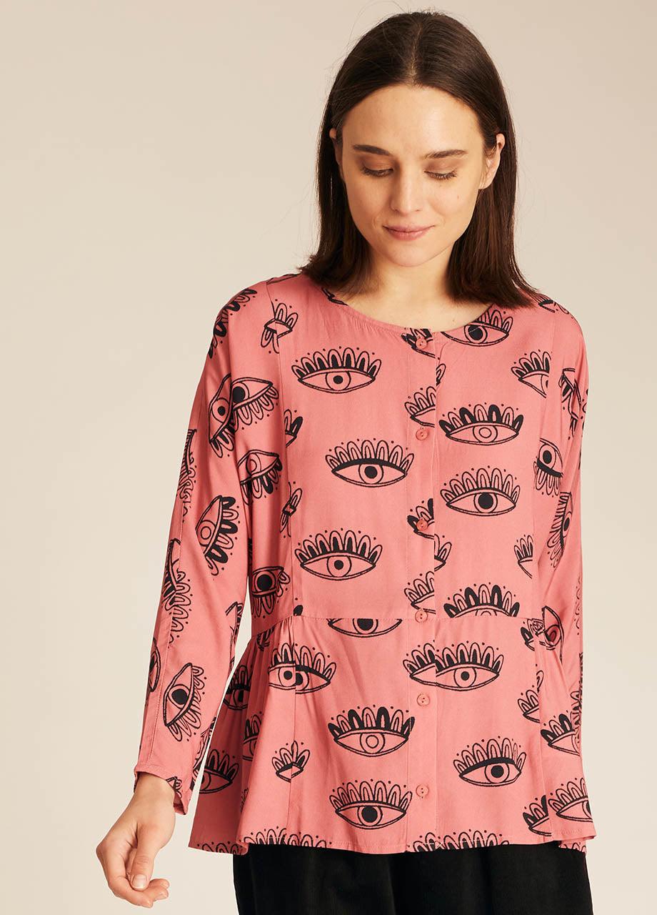 pepaloves EYE PRINT BLOUSE Precios de Black Friday