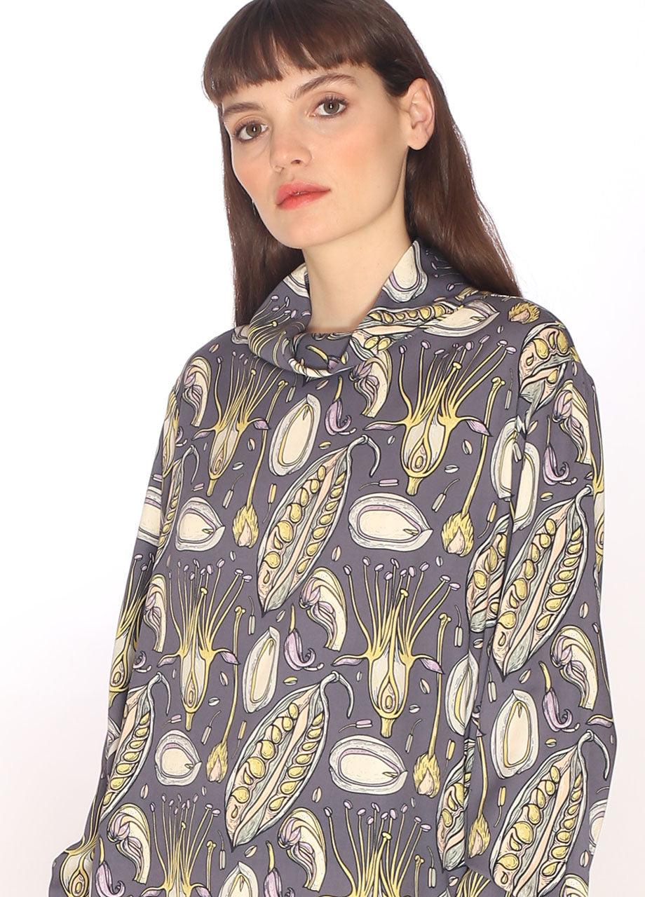 pepaloves 110130_SEEDS PRINT BLOUSE Oferta exclusiva