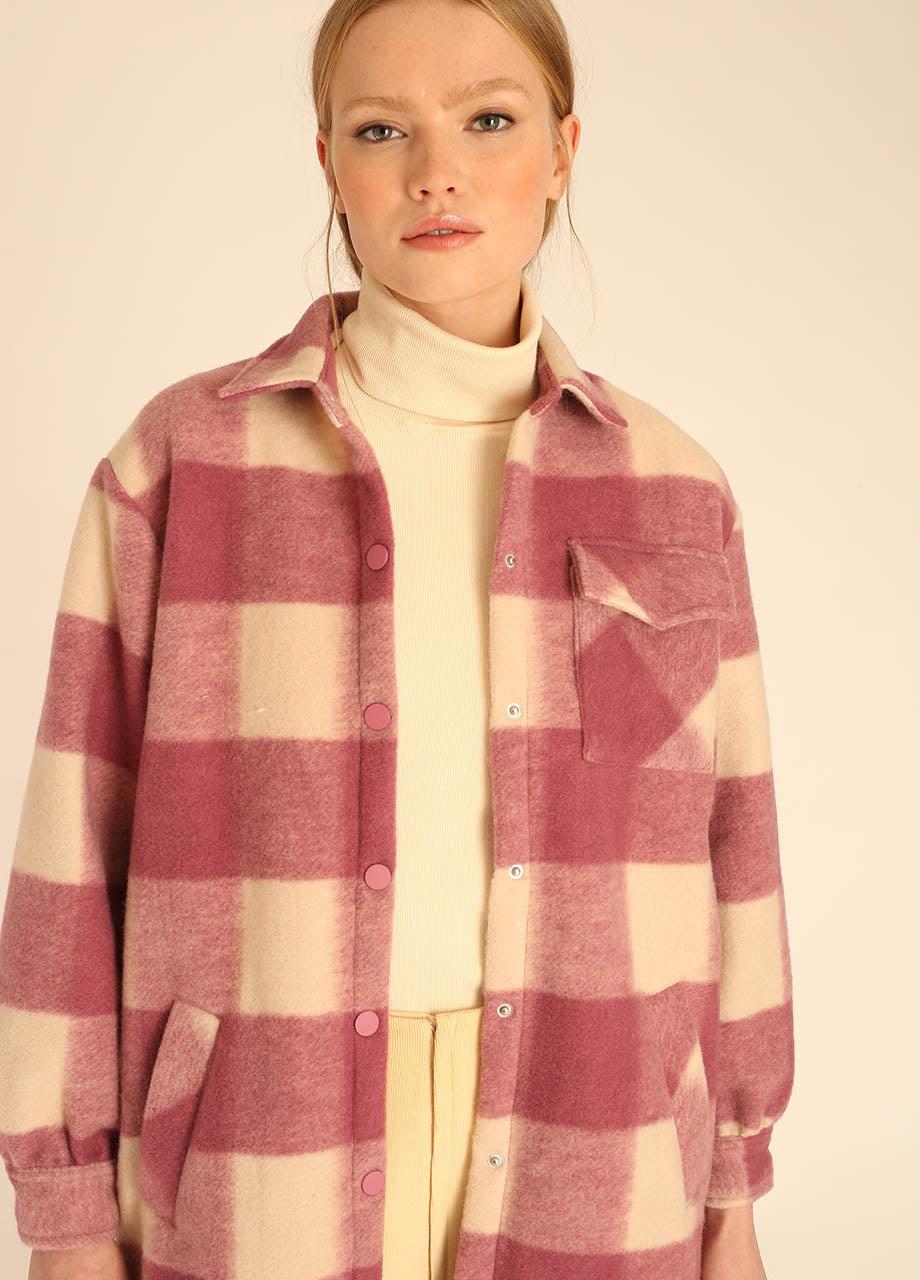 pepaloves SQUARES OVERSHIRT ROSE Devoluciones gratuitas
