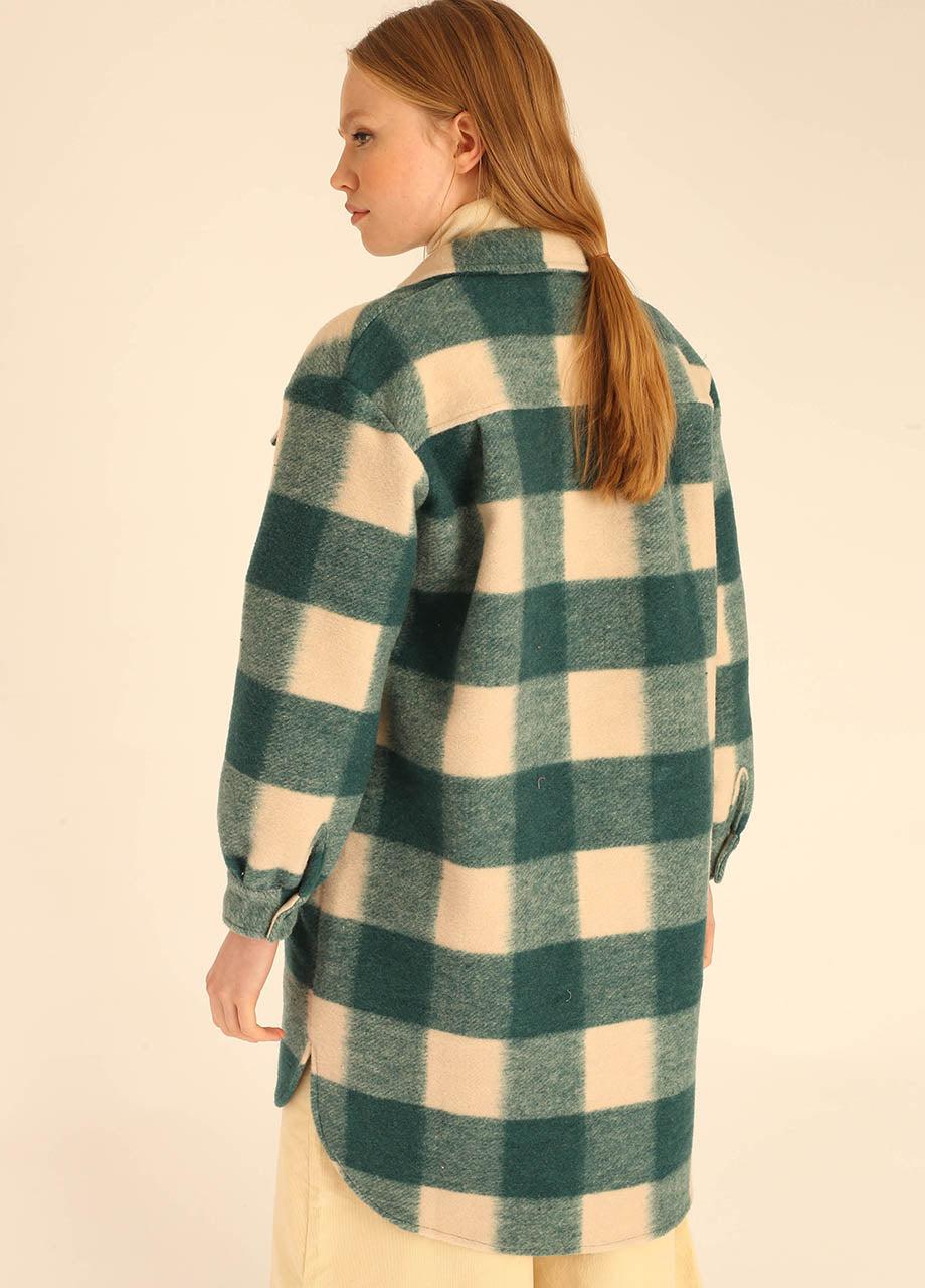 pepaloves SQUARES OVERSHIRT GREEN 2025