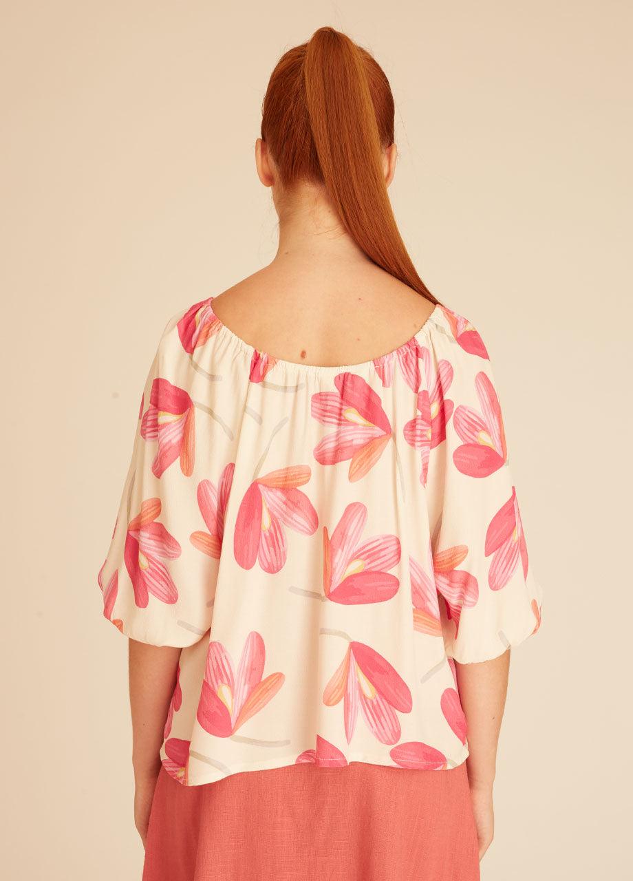 pepaloves PINK FLOWERS BLOUSE En oferta