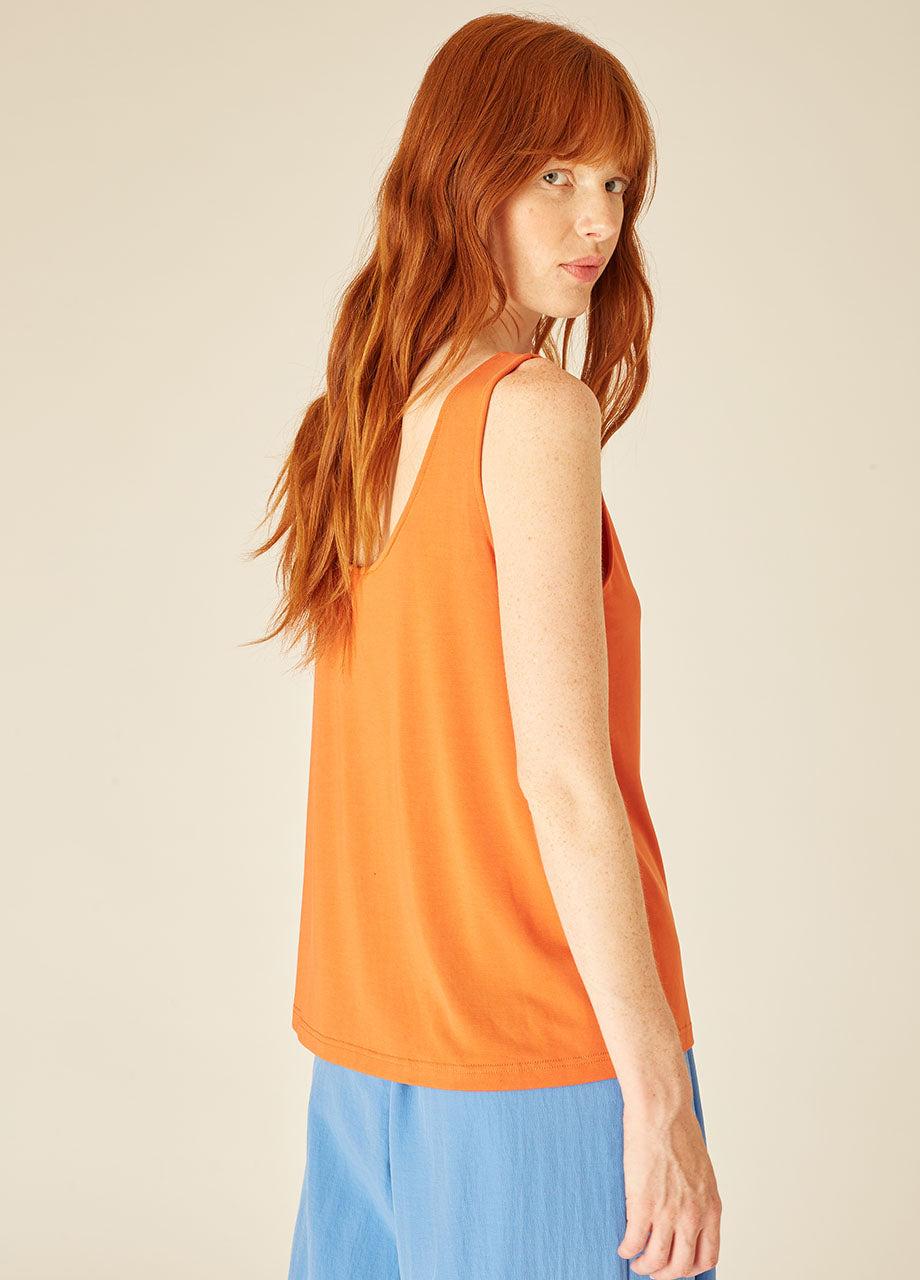 pepaloves MODAL TANK TOP ORANGE Últimos 2 días