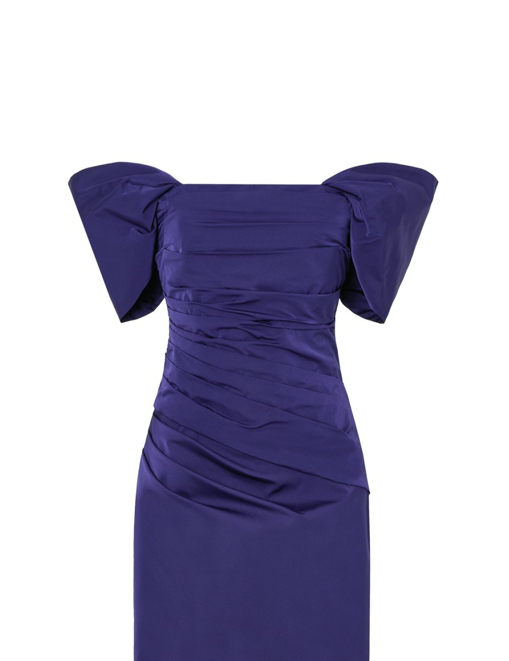 ﻿pertegaz Vestido palabra de honor tafeta Precio ultrabajo