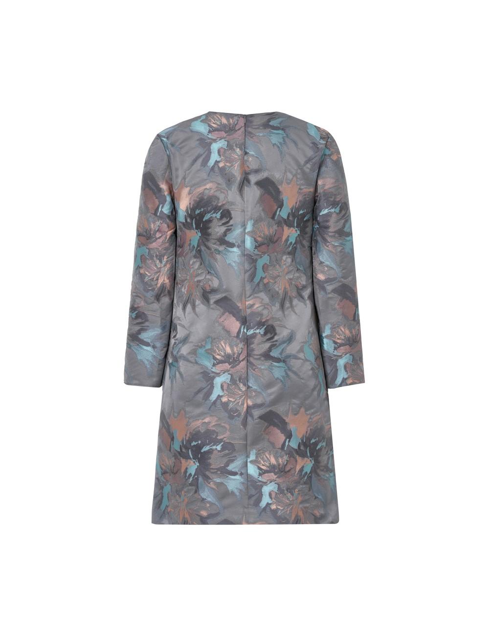 pertegaz Vestido túnica corto jacquard floral Descuento