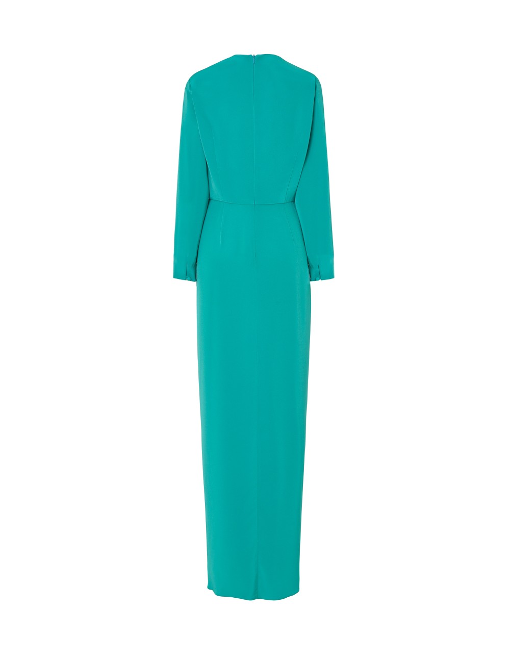 pertegaz Vestido largo con lazo verde Mejor oferta