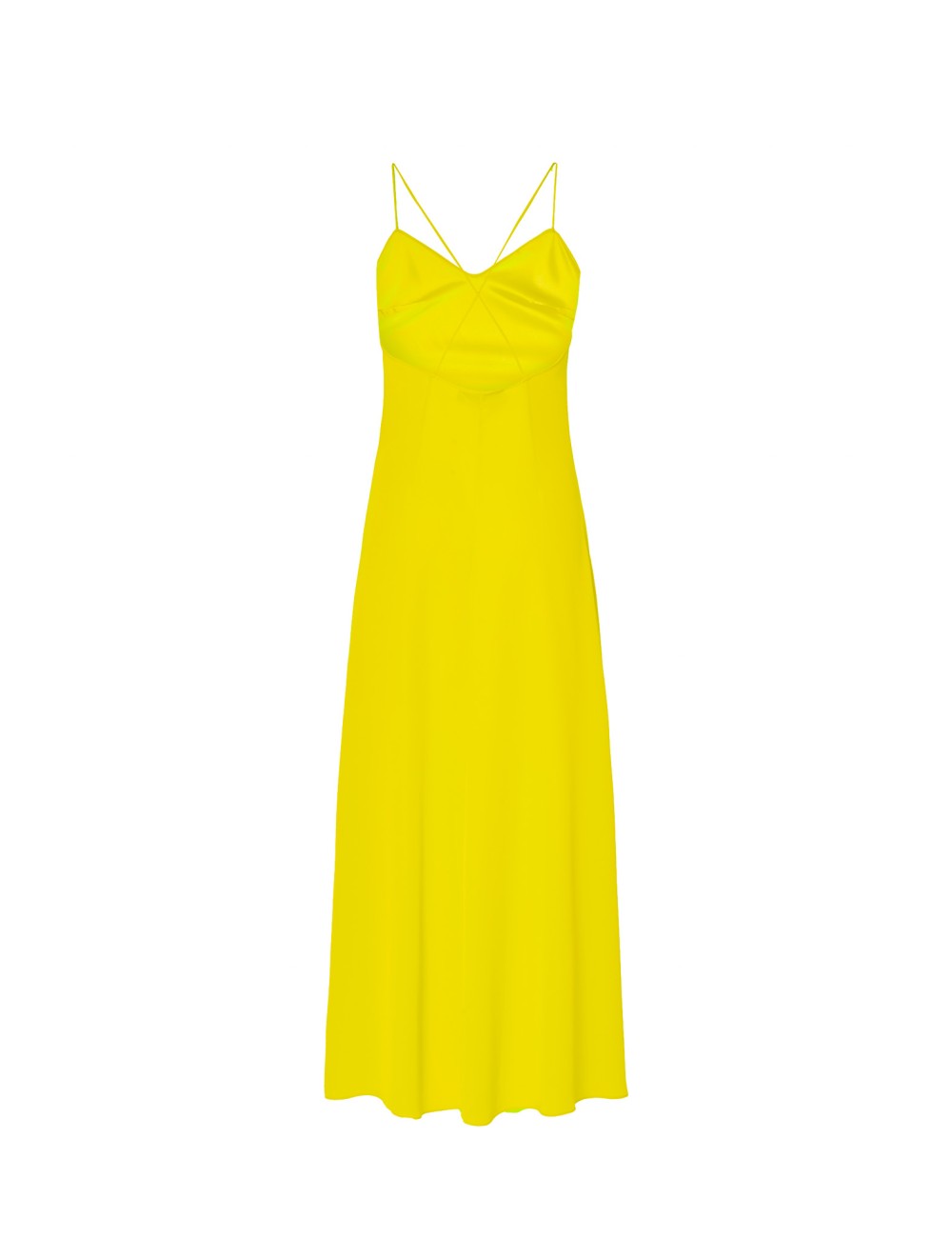 pertegaz Vestido lencero amarillo Solo hoy