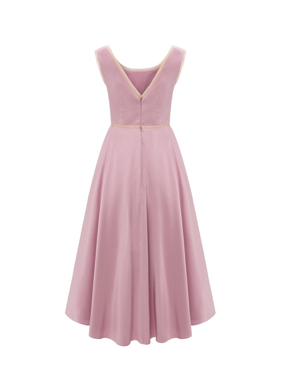 pertegaz Vestido Alba con flores bordadas rosa Superdescuento
