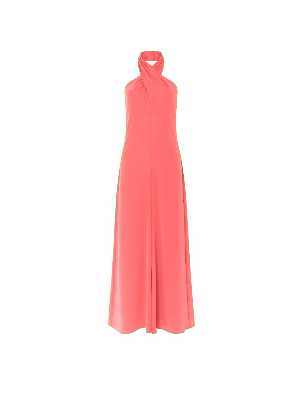 pertegaz Mono largo cuello halter coral