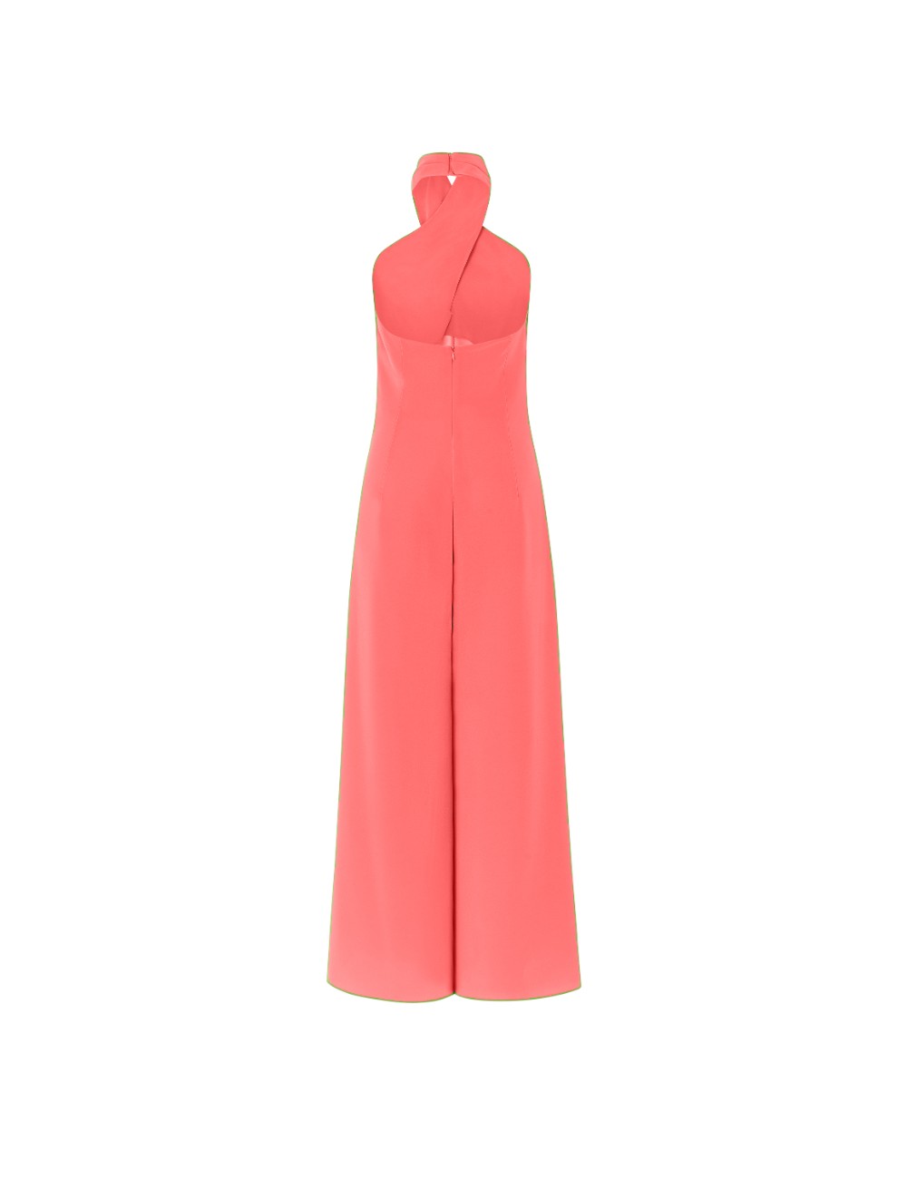 pertegaz Mono largo cuello halter coral Descuento por venta flash