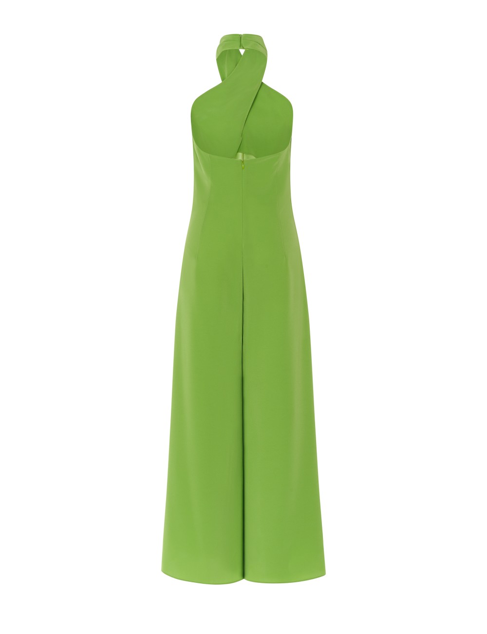 pertegaz Mono largo cuello halter verde Rebajas de fin de temporada