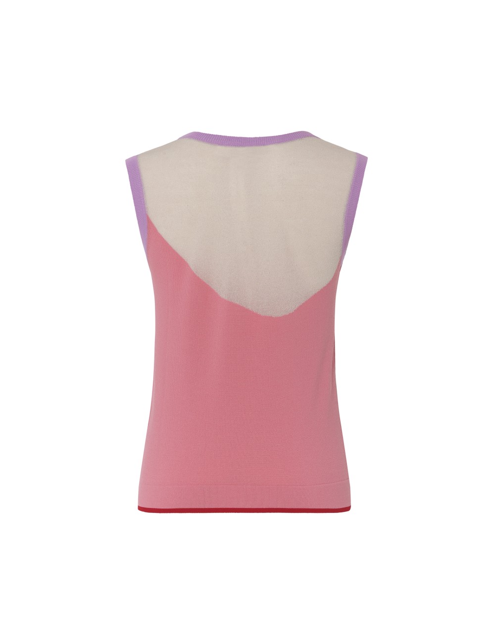 pertegaz Top punto contraste rosa Rebajas baratas