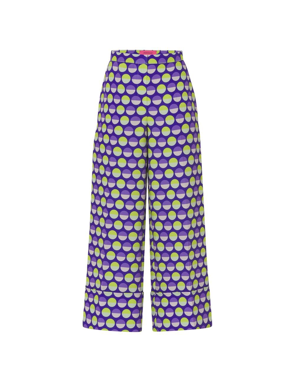 pertegaz Pantalón crepe print lunares Promoción trimestral