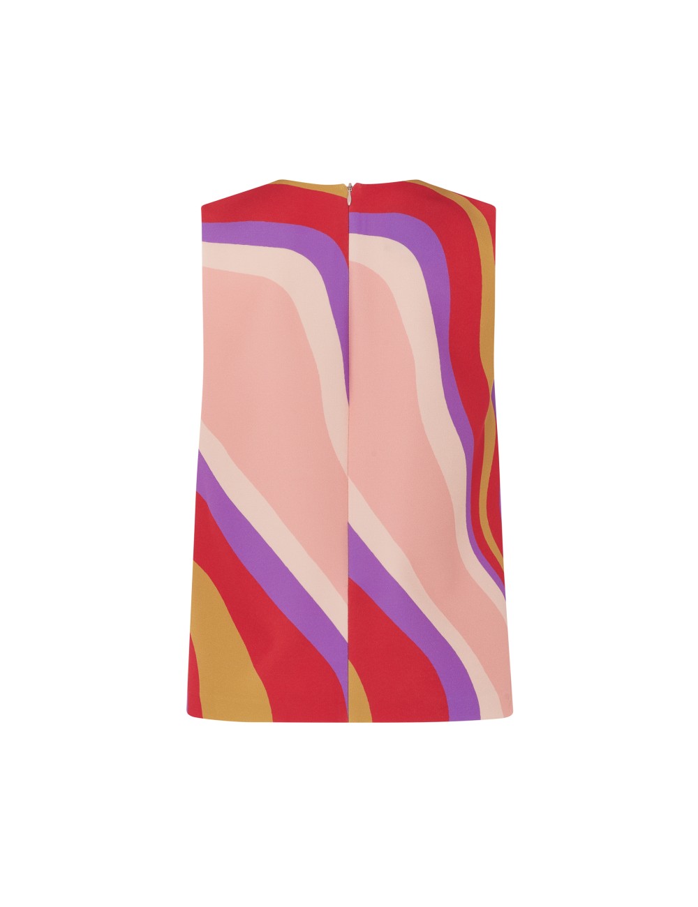 pertegaz Cuerpo crepe print ondas Liquidación