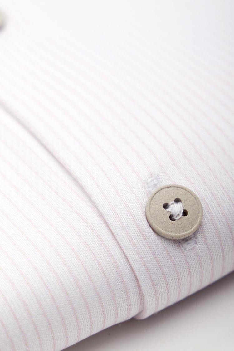 sepiia Camisa de vestir hombre mil rayas rosas regular Outlet