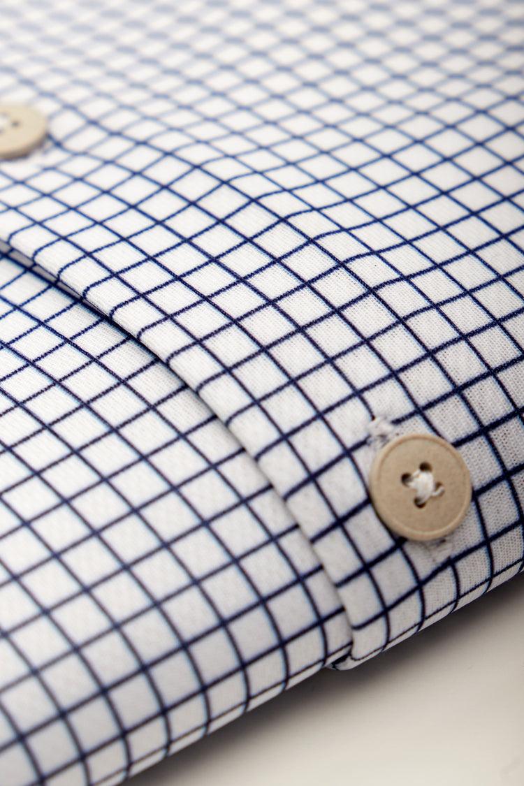 sepiia Camisa de vestir hombre cuadros regular Ofertas