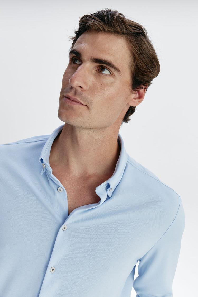 sepiia Camisa casual hombre celeste regular Los más vendidos