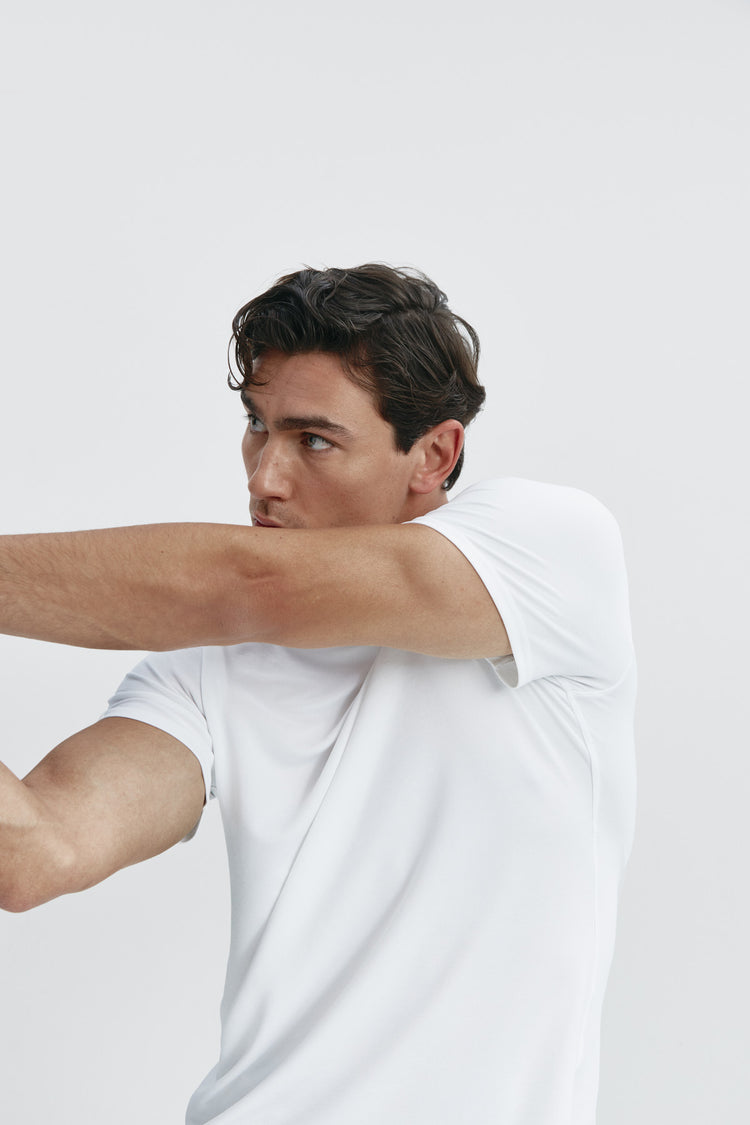 sepiia Camiseta hombre blanca Rebajas online