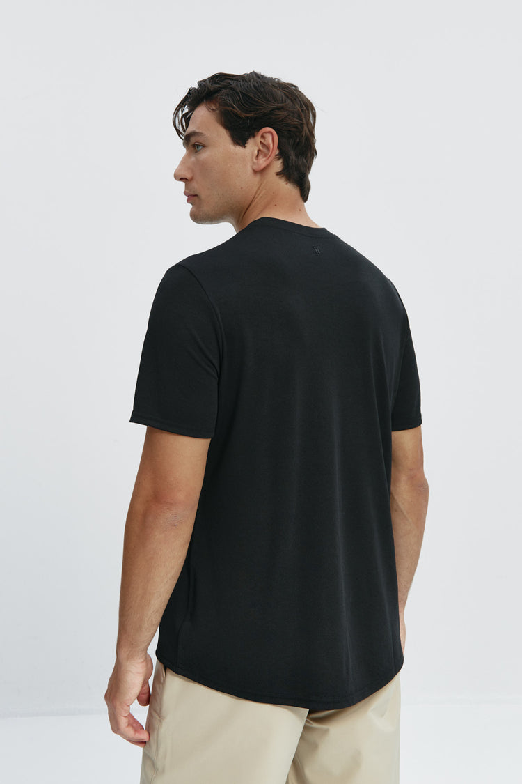 sepiia Camiseta hombre negra Envío gratis