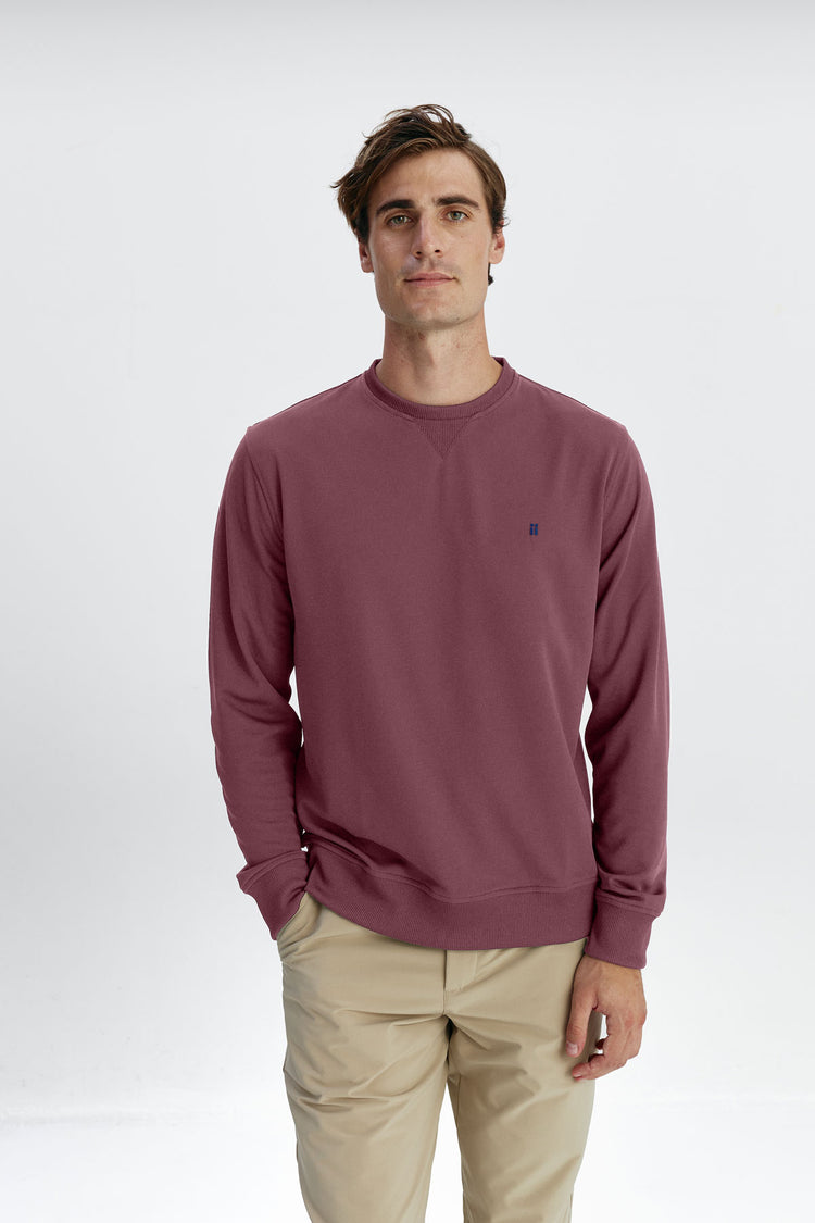 sepiia Sudadera Unisex Pique Granate