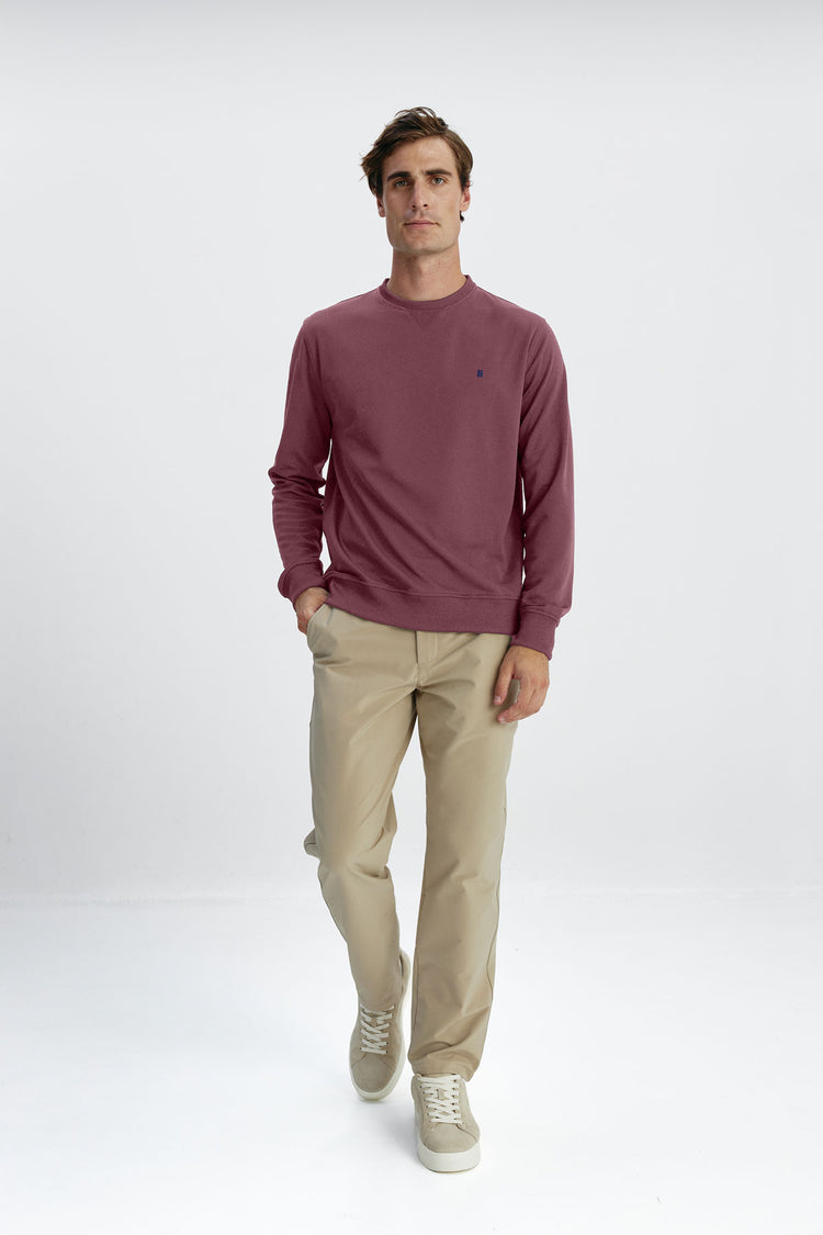 sepiia Sudadera Unisex Pique Granate Limitado a 3 días