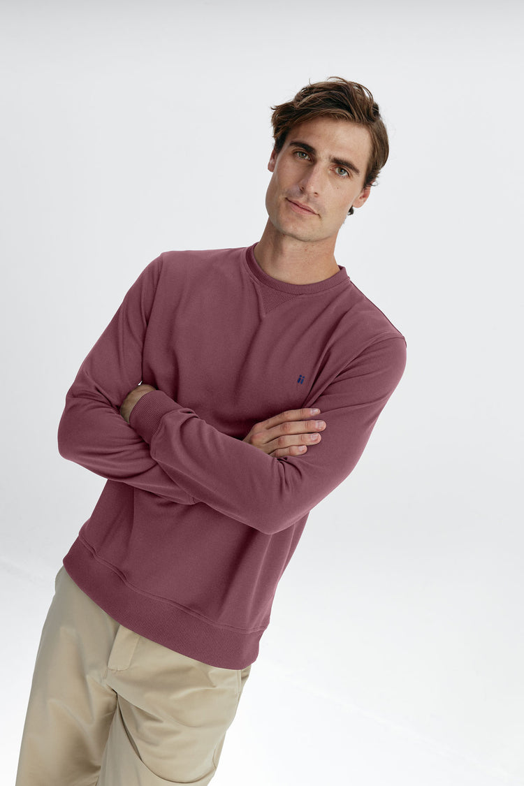 sepiia Sudadera Unisex Pique Granate Limitado a 3 días