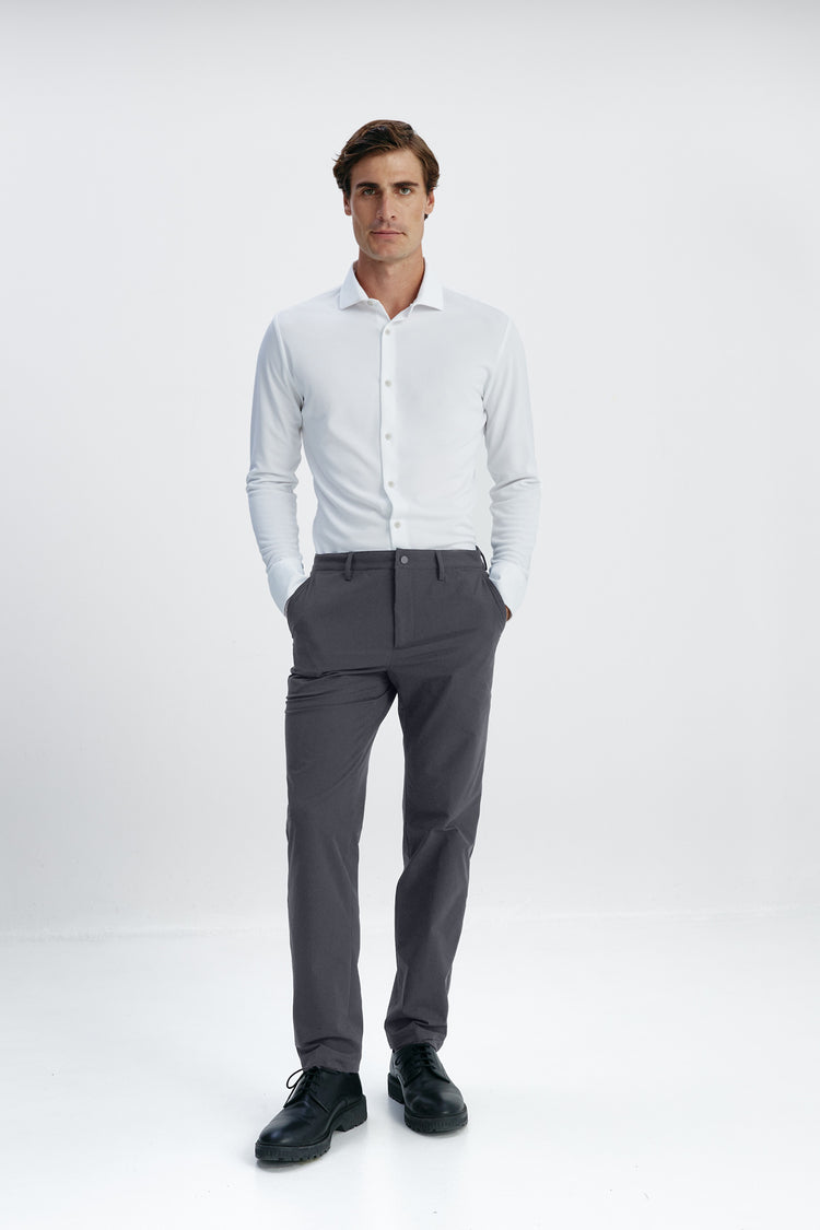 sepiia Pantalón de hombre Nova gris slim Descuento por venta flash