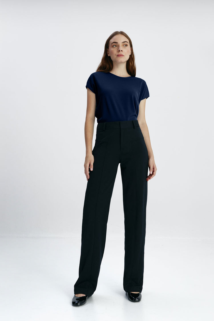 sepiia Camiseta mujer kimono mujer marino Rebajas baratas