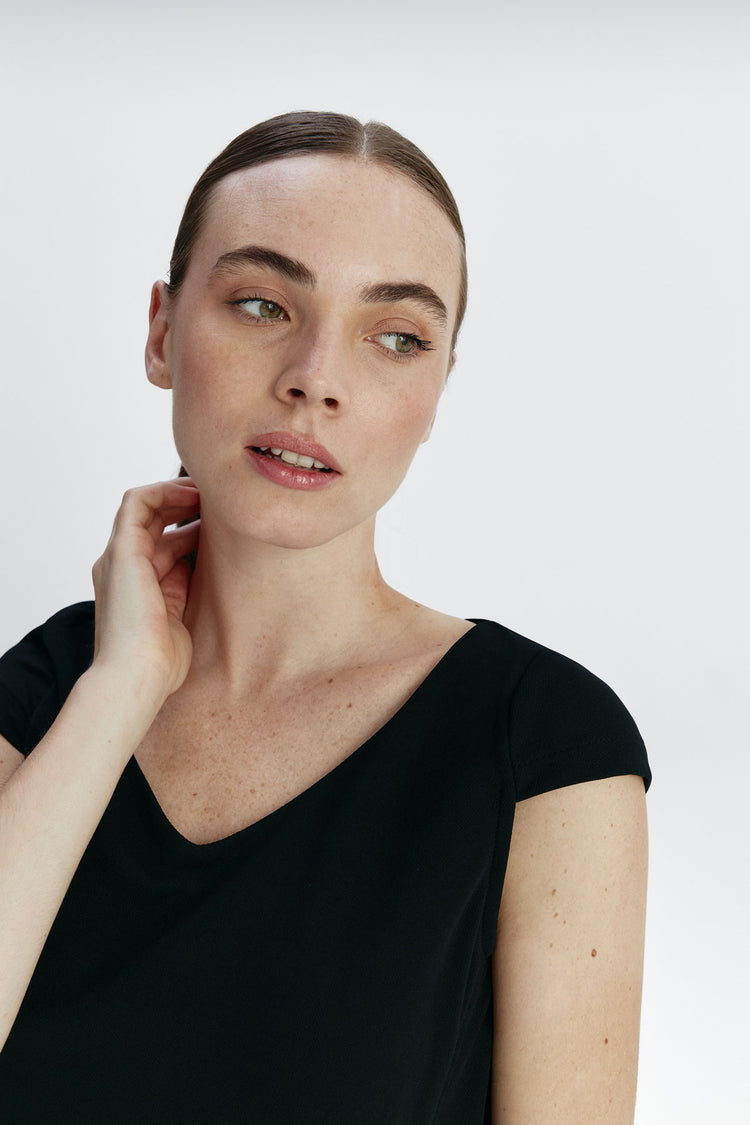 sepiia Vestido mujer negro Maggoo Ventas relámpago