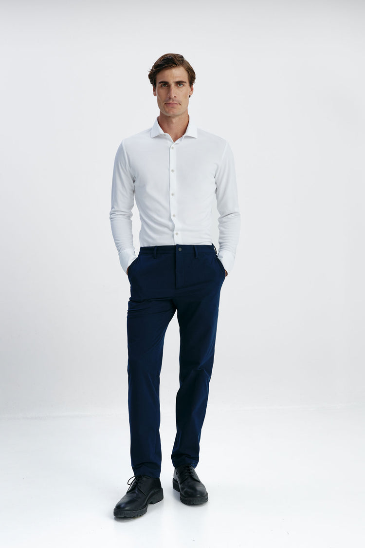 sepiia Camisa de vestir hombre blanca slim Tienda