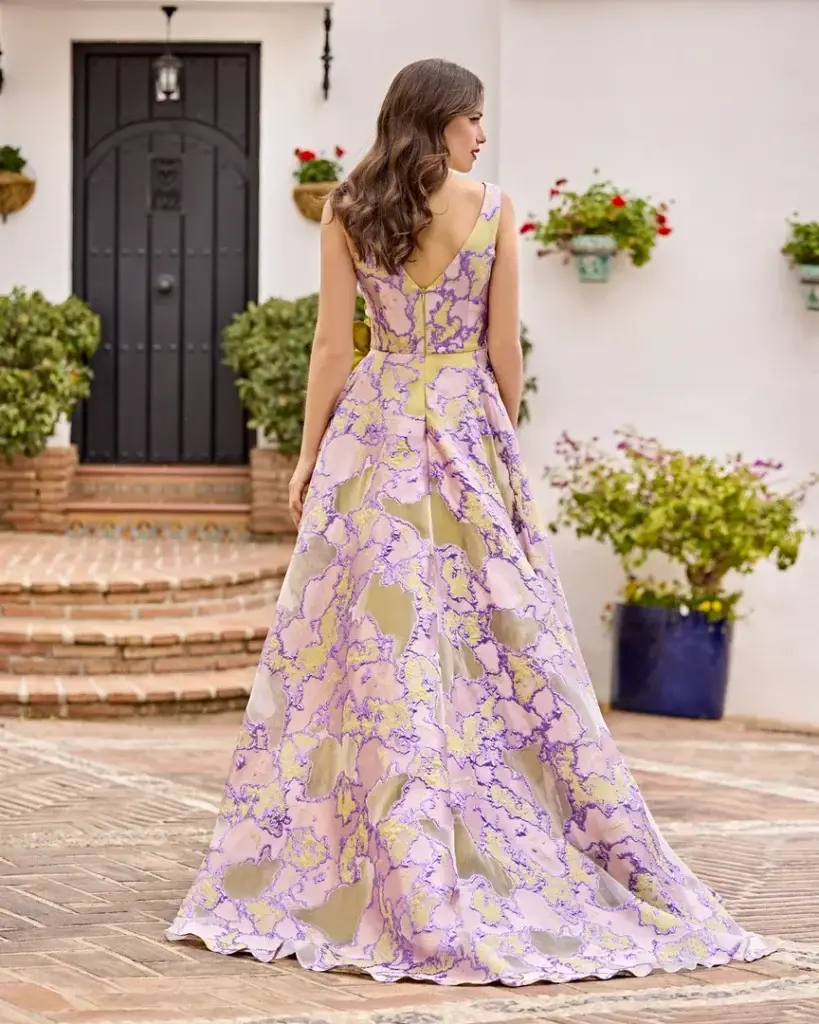 sñ sonia peña Ref: 1251008 Conjunto vestido largo y chal (Prendido) Tienda