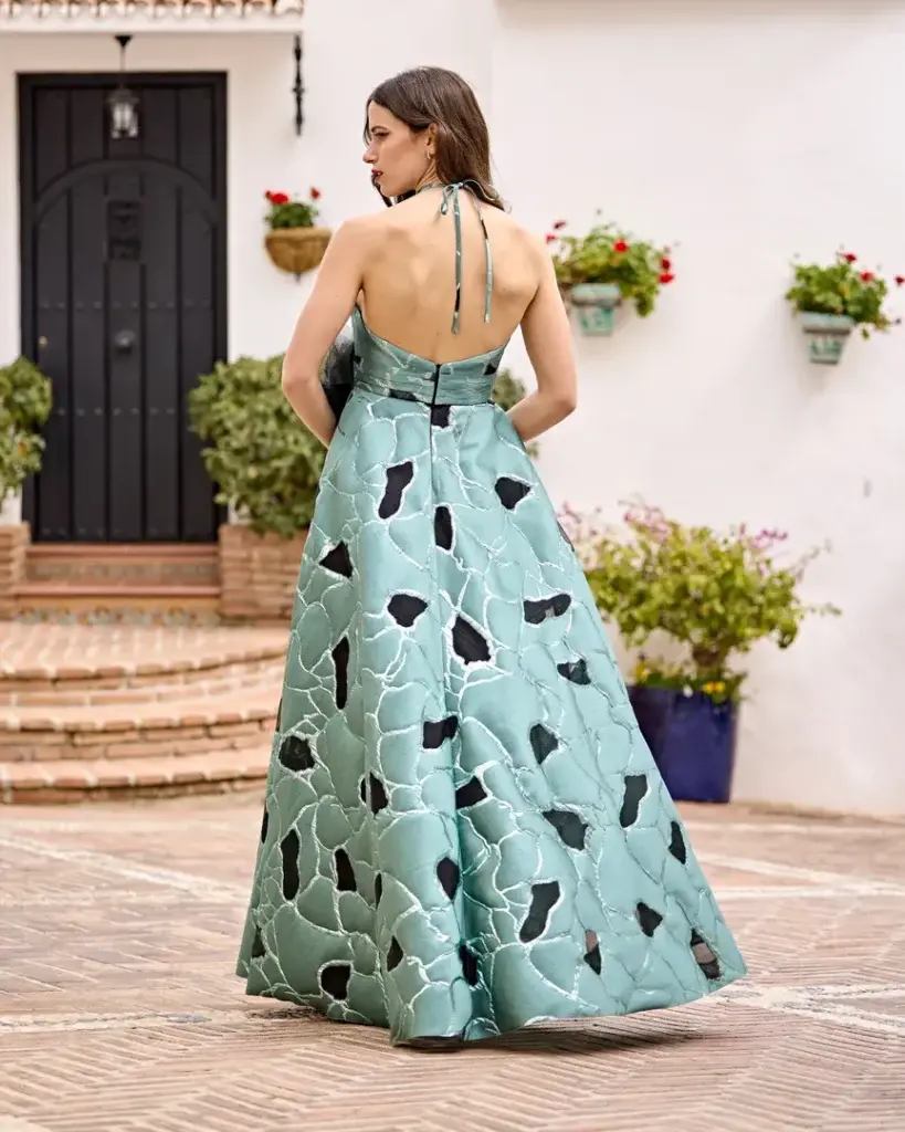 sñ sonia peña Ref: 1251010 Conjunto vestido largo y chal (Prendido) Tienda