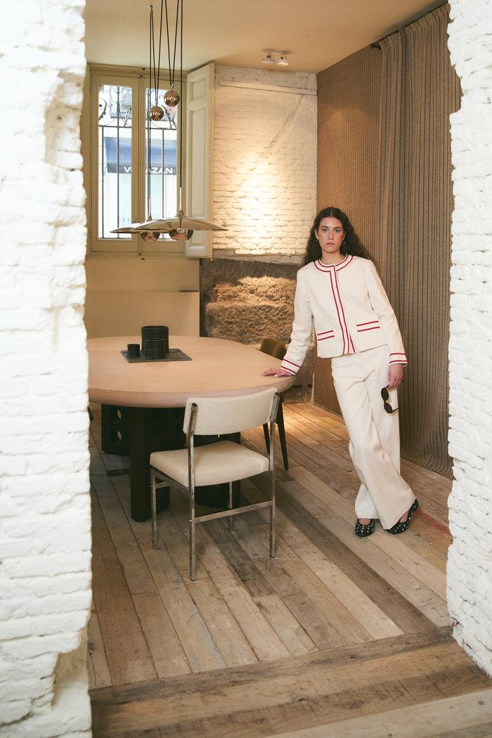 sophie and lucie CHAQUETA LORENCE SARGA CRUDO Rebajas