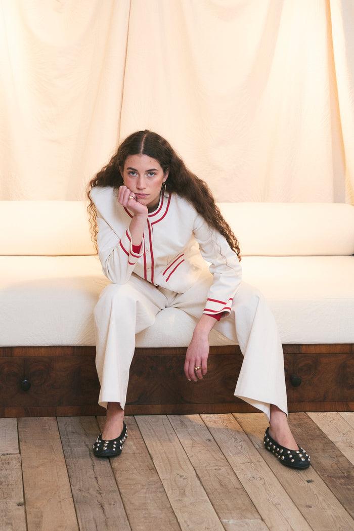 sophie and lucie CHAQUETA LORENCE SARGA CRUDO Rebajas