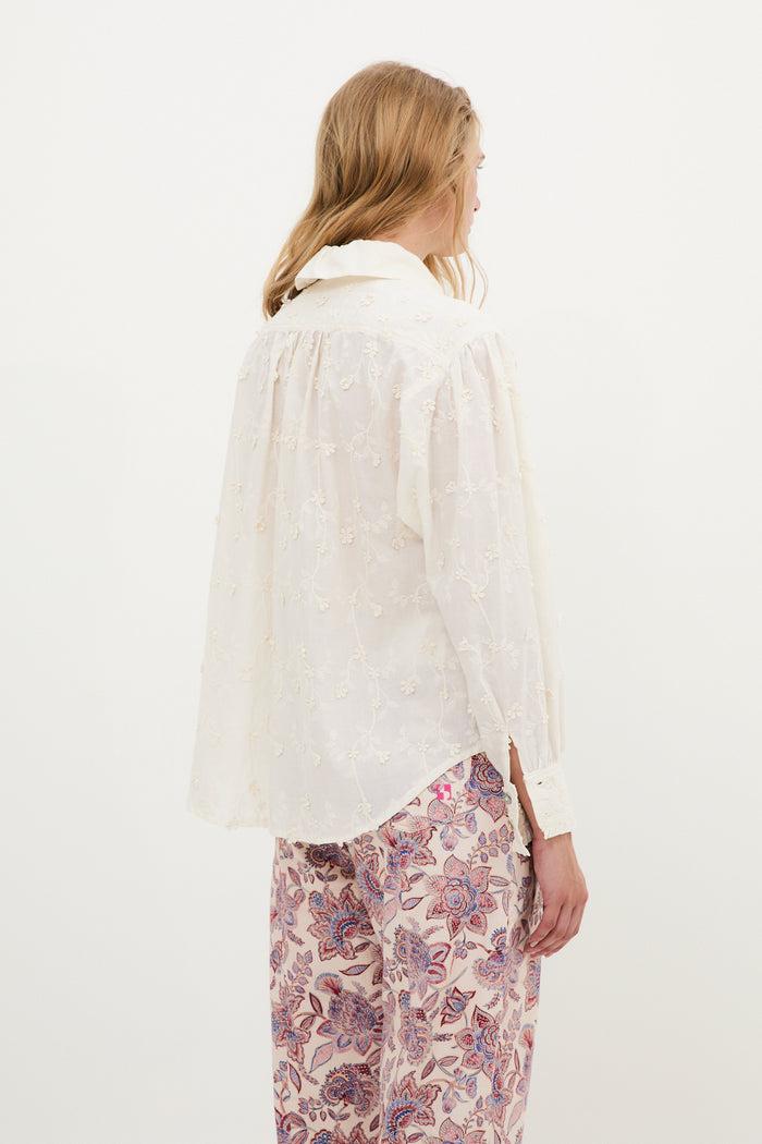 sophie and lucie BLUSA MARIBEL FLOR CRUDO Tienda