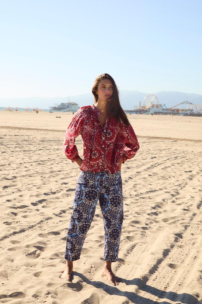 sophie and lucie BLUSA VENICE BANDANA ROJO Envío gratis