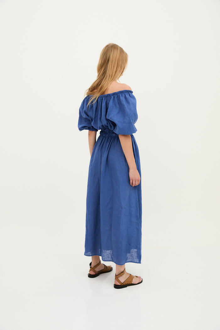 sophie and lucie VESTIDO KAIA HILO AZUL Superdescuento
