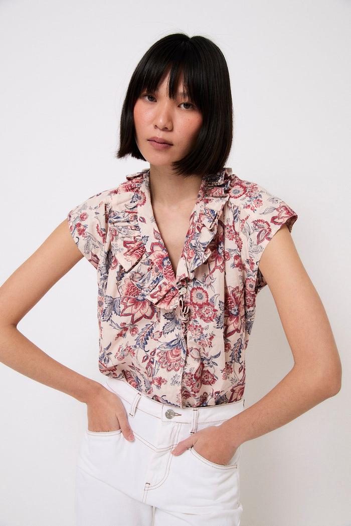 sophie and lucie BLUSA ISA PORCELANA CRUDO En oferta