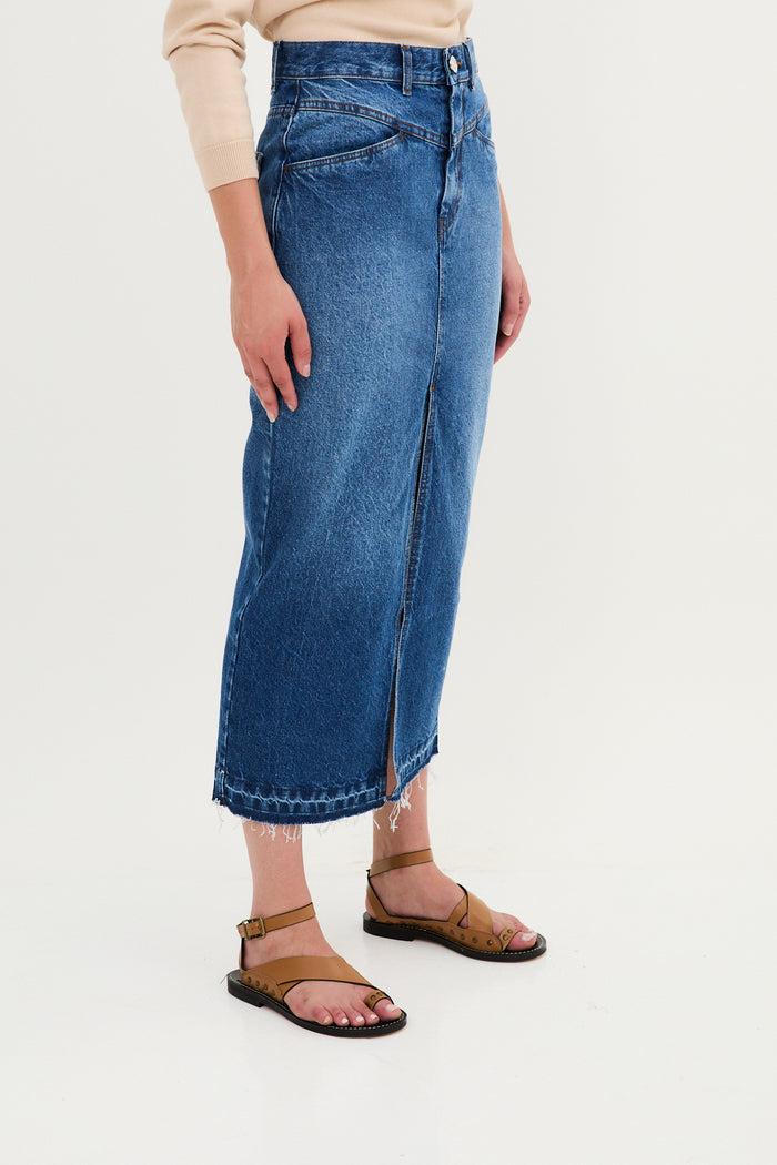 sophie and lucie FALDA CORSE DENIM AZUL Grandes ahorros