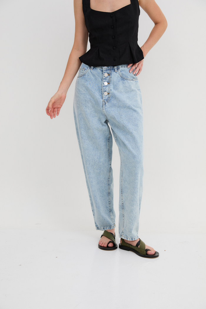 sophie and lucie JEANS MALIBU BLEACH AZUL Precio ultrabajo