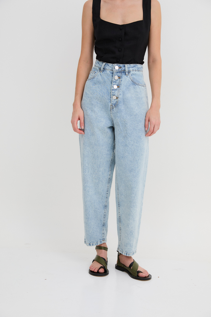 sophie and lucie JEANS MALIBU BLEACH AZUL Precio ultrabajo