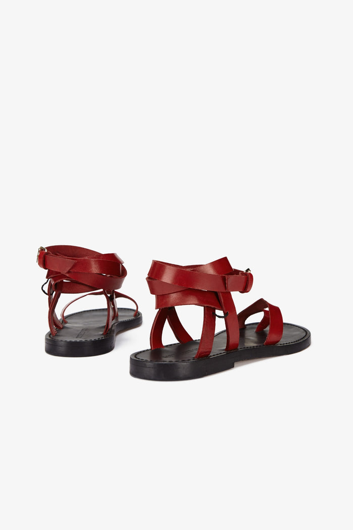 sophie and lucie SANDALIA FORMENTERA GUINDA Venta caliente