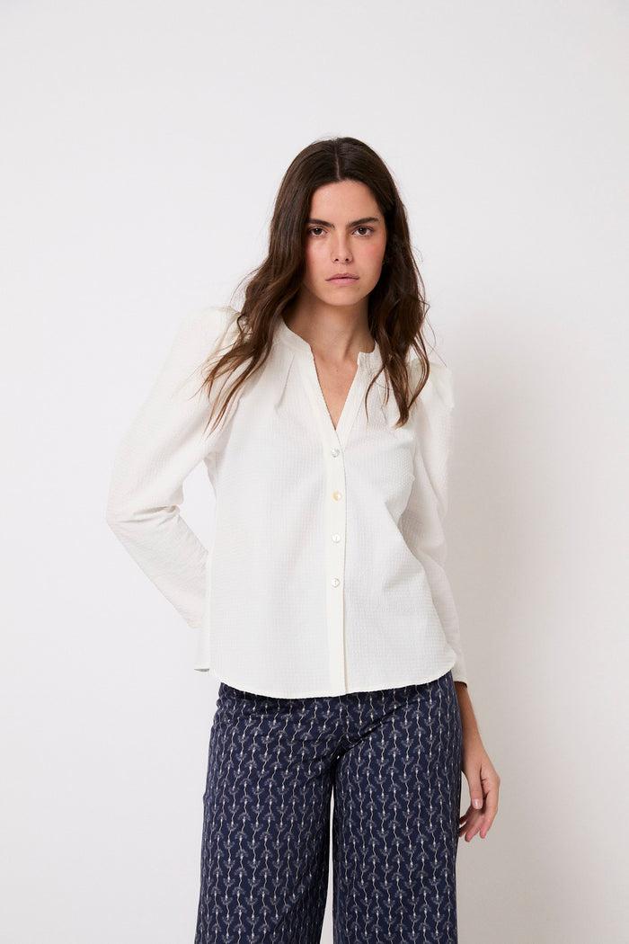 sophie and lucie BLUSA ALICE CUADRILLE CRUDO Tienda