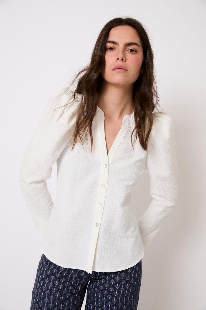 sophie and lucie BLUSA ALICE CUADRILLE CRUDO Tienda