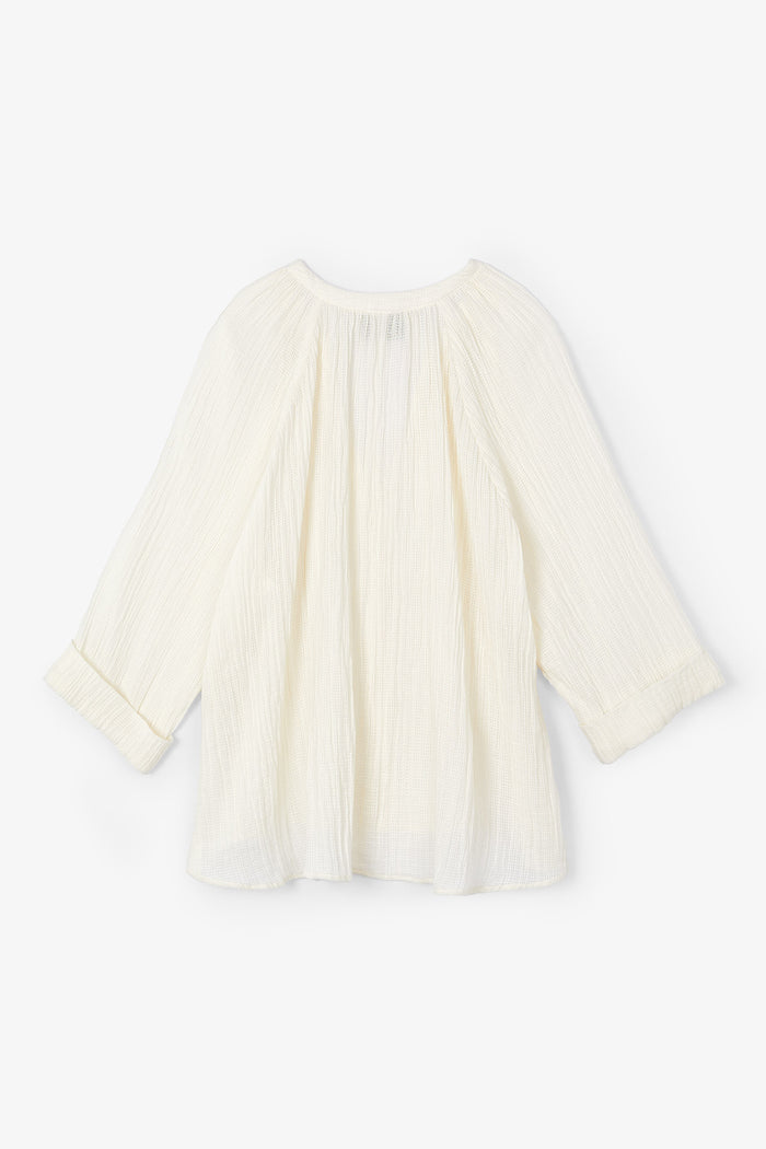 sophie and lucie BLUSA MOLLI ARRUGUILLA CRUDO Rebajas online