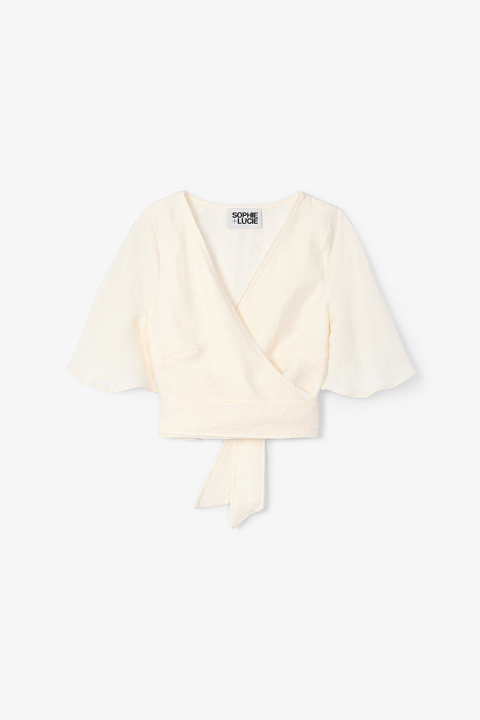 sophie and lucie BLUSA ABANICO JADE CRUDO Envío gratis