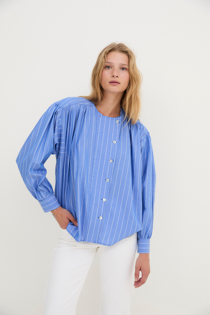 sophie and lucie BLUSA TIRSO DIPLOMÁTICO AZUL