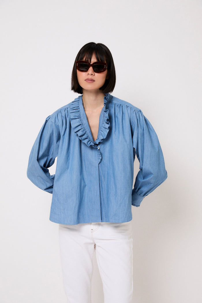 sophie and lucie BLUSA MARIBEL DENIM Últimos 3 días