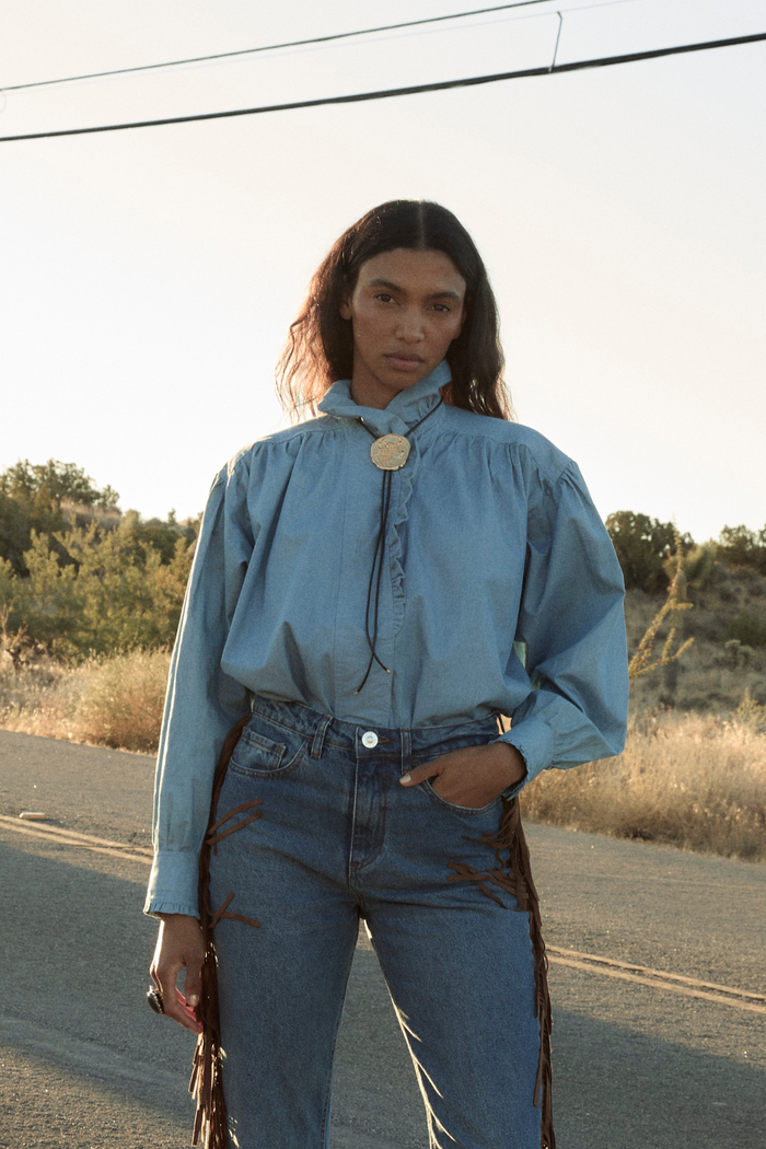sophie and lucie BLUSA MARIBEL DENIM Últimos 3 días
