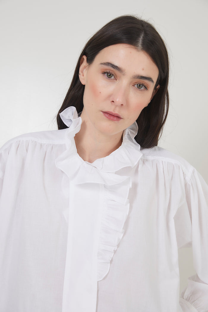 sophie and lucie BLUSA MARIBEL VOILE BLANCO Último día