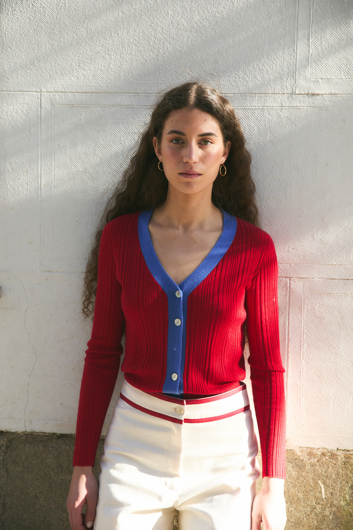 sophie and lucie CHAQUETA SOFIA PUNTO ROJO Ofertas